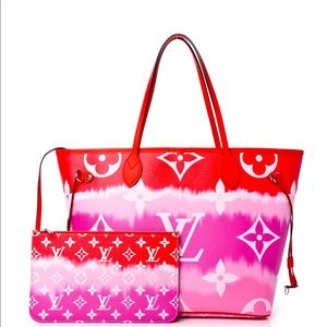 Loui Vuitton monogram escale neverful MM ROUGE